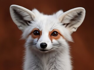 Obraz premium Cute baby fox