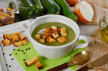 Courgette soup