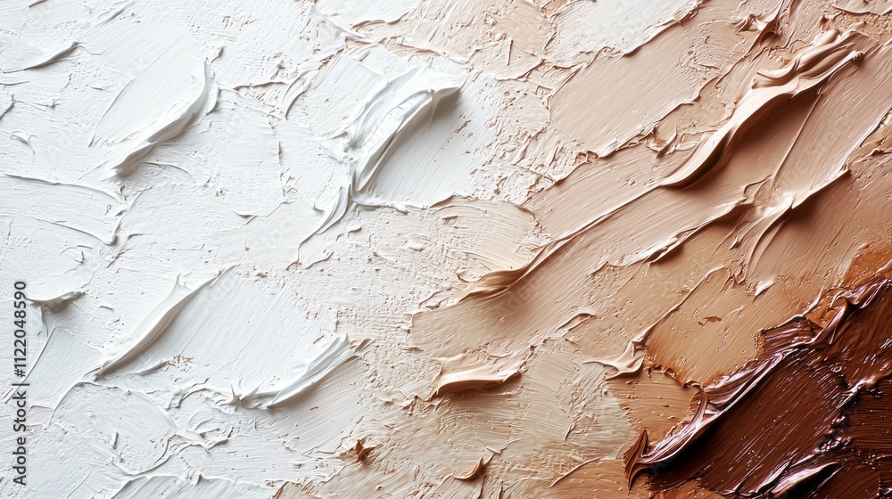Poster A captivating blend of mocha and neutral tones creates dynamic textures that inspire creativity and artistic expression in visual arts