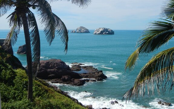 Coastal landscape in Mazatlan, Sinaloa - Mexico