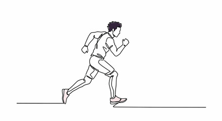 Minimalist Continuous Line Art Abstract Faces and Dynamic Figures
