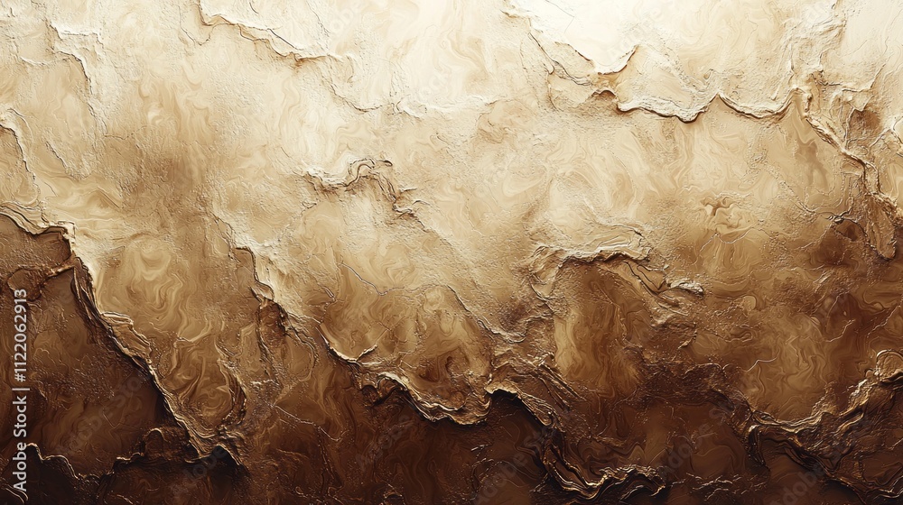 Poster rich mocha hues blend seamlessly, creating an inviting texture that captivates and inspires, perfect