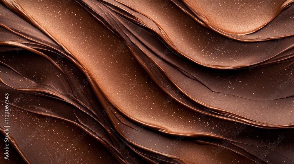 Poster mocha hues swirl elegantly, showcasing stunning layers and a dynamic interplay of light, ideal for c