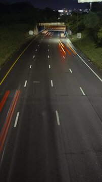 Nashville city roads and highways at night