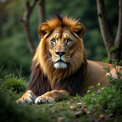 Obraz premium portrait of a lion