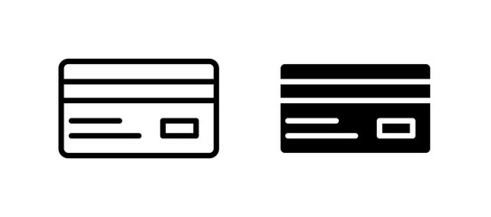 Credit card icons for web ui designs