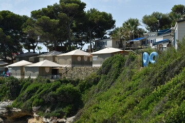 Fototapeta premium camping en un dia de verano