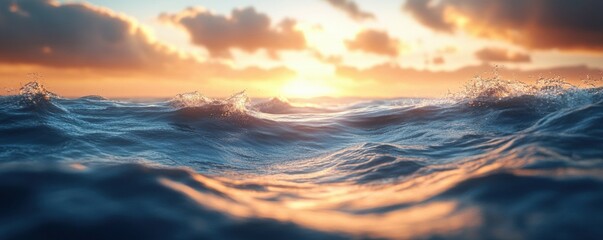 Fototapeta premium Seascape with shallow depth of field