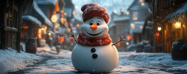 Obraz premium Snowman