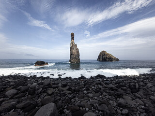 The coast of Madeira with its beautiful rocks