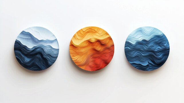 This Abstract Wall Art showcases Flowing Textures and Vibrant Colors, perfect for modern decor