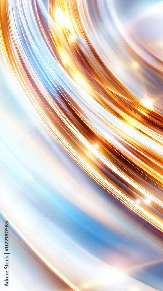 Poster swirling brilliance of light and color in an abstract journey through imagination