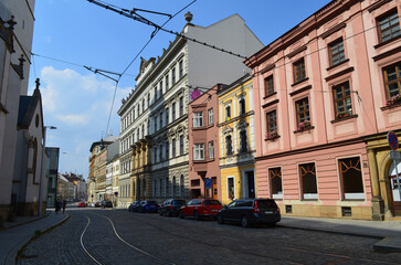 Stare miasto w Ołomuńcu, Morawy, Czechy/The old town in Olomouc, Moravia, Czechia