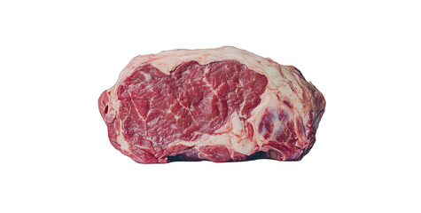 Fototapeta premium raw meat isolated on white
