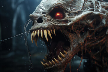 disgusting toothy monster 