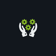 Obraz premium Skills icon flat vector design