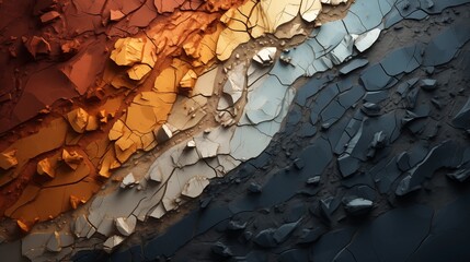 A collage of different natural Earth textures mixed in beautiful abstract background