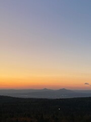 Obraz premium sunset in the mountains