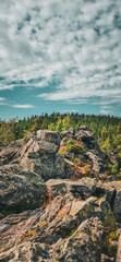 Obraz premium Jeseniky rock mountains Czechia