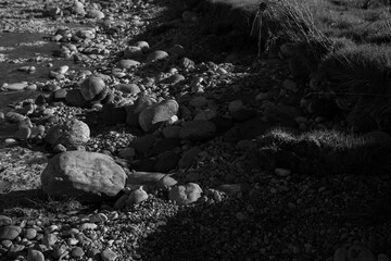 stones in water