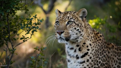 Obraz premium Stunning high-resolution images of the rare and endangered Amur leopard in its natural habitat. Perfect for wildlife, conservation, and nature-themed projects.