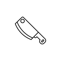 cleaver icon simple flat vector logo