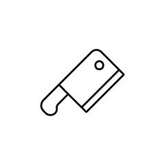 cleaver icon simple flat vector logo