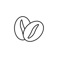 coffee icon simple flat vector logo