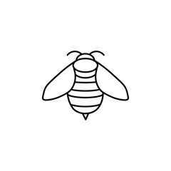 bee icon sign and symbol