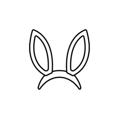 bunny ears icon sign and symbol