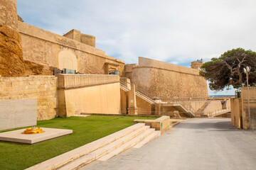 Gozo (Għawdex) Island Victoria massive fortification St. Johns Bastion Citadel (Cittadella) Malta