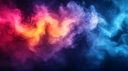 Fototapeta premium Artistic vibrant colorful smoke design swirling motion abstract display photos