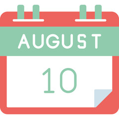 August 10 Icon