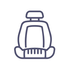 Obraz premium Chair icon symbol vector image illustration