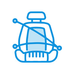 Chair icon symbol vector image illustration