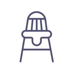 Chair icon symbol vector image illustration