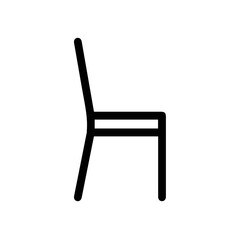 Chair icon symbol vector image illustration