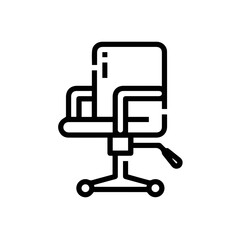 Chair icon symbol vector image illustration