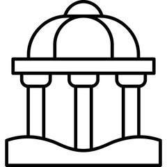 Fototapeta premium Pavilion Icon