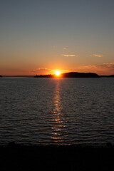 Obraz premium sunset over the sea