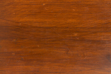 Fototapeta premium Close-up view of a rich brown wooden surface.