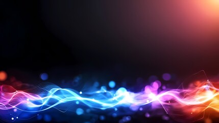 Obraz premium Abstract colorful energy wave background.