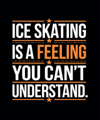 Fototapeta premium Skating T- shirt Design
