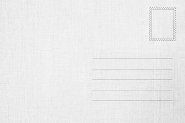 Blank of the old postcard with space for text