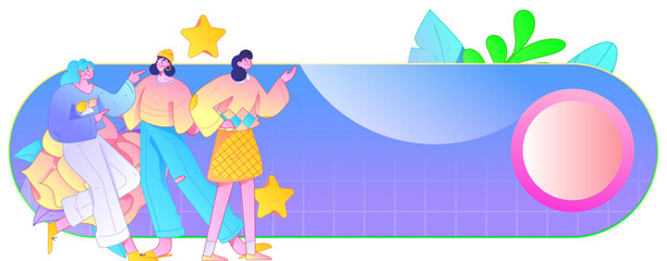 3.12 International Women's Day professional women flat character vector concept operation hand drawn illustration
