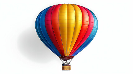 Fototapeta premium Colorful Hot Air Balloon Soaring High Above