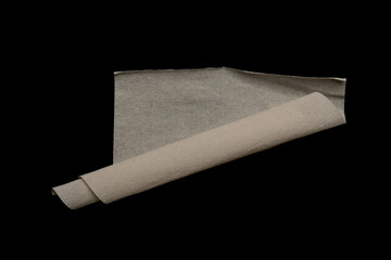 Floating white paper, paper, shape