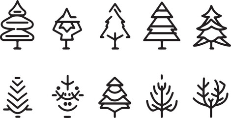 Fototapeta premium Hand drawn christmas element collection
