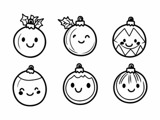 Set of vector Christmas icons elements design Gift box Stocking Wreath cookies Christmas tree candy cookies showman house Deer