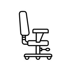 Chair icon symbol vector image illustration